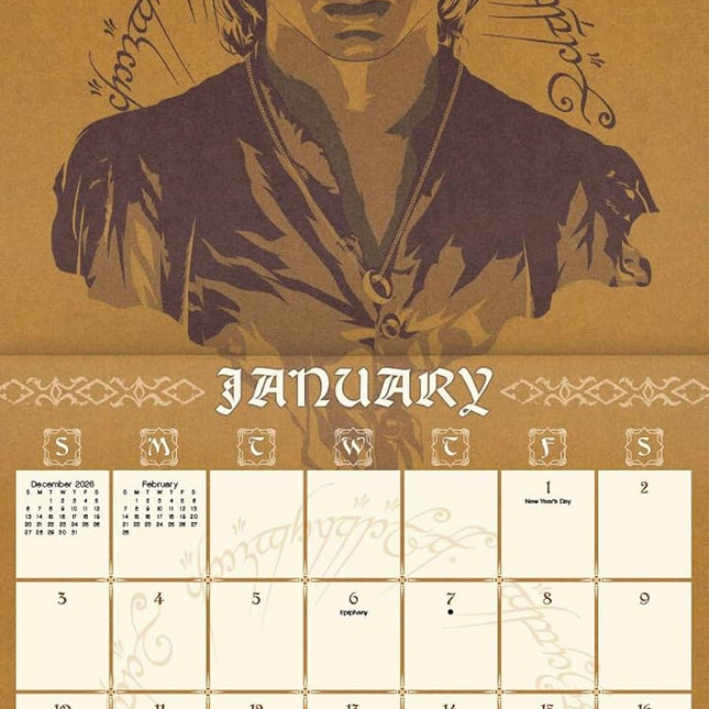 2027 Epic Fantasy Wall Calendar