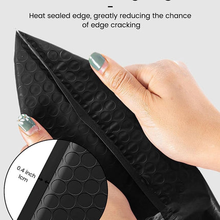 Black Bubble Mailers 4x8 Inches, 50 Pack