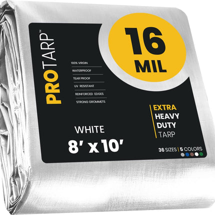 TerraBound TierraRumbo PROTARP Extra Heavy Duty 16 Mil Tarp Cover, Waterproof — Outdoor & Adventure