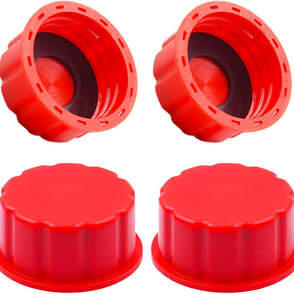 4 PCS Universal Gas Can Cap Replacement - Coarse Thread Fuel Tank Lid