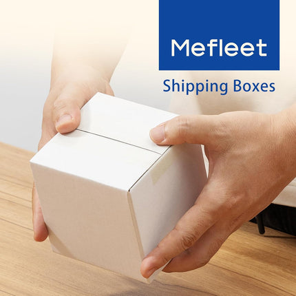 4x4x4 White Corrugated Shipping Boxes, 50 Pack