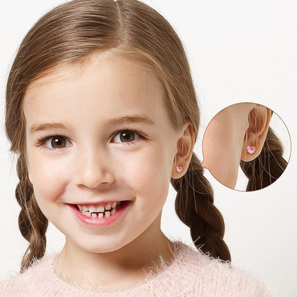 Cute Mixed Gold Hypoallergenic Stud Earrings
