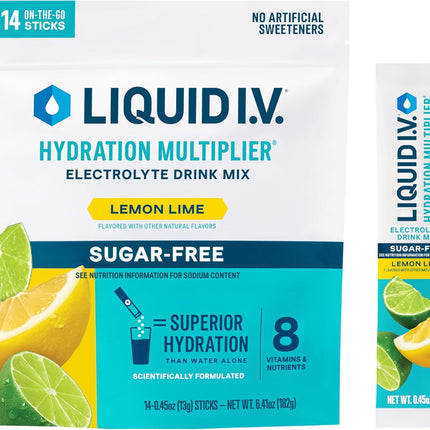 Liquid I.V. Sugar-Free Lemon Lime - Front