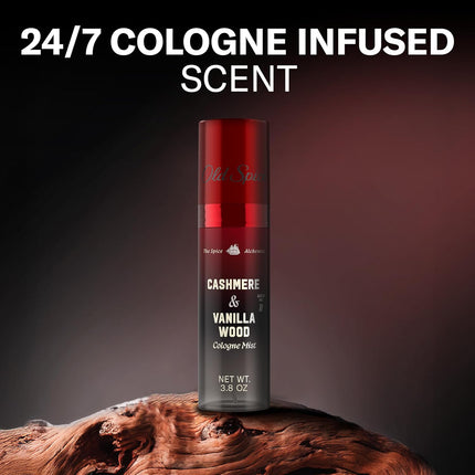 Cashmere + Vanilla Wood Cologne Mist for Men, 3.8 oz