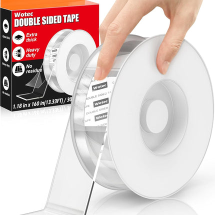 HomeChef ChefDelHogar Wotec Extra Large Double Sided Tape Heavy Duty Removable 1.18 Inch x 160 Inch — Kitchen & Home