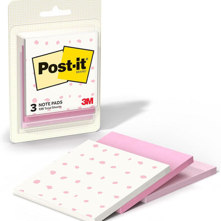 Polished Patterns Sticky Notes, 3 in. x 2.9 in., 3 Pads