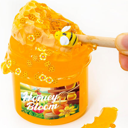 SourceToHome FuenteACasa DIY Clay Honey themed slime(7oz) - Jelly Textured Slime — Home & Lifestyle
