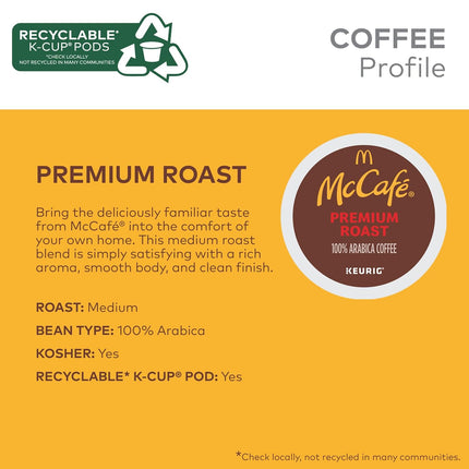 Premium Medium Roast Single-Serve Coffee Pods, 96 Count