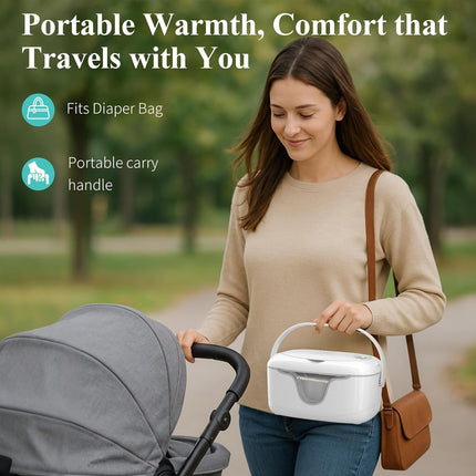 Portable Cordless Rechargeable Baby Wipe Warmer