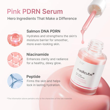 PDRN Pink Peptide Glow Serum, 1.01 fl oz