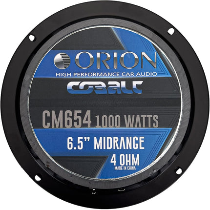 Cobalt CM654 High Efficiency 6.5-Inch Mid-Range Bullet Loudspeakers, Pair