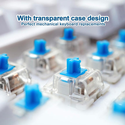 10 PCS Blue 3-Pin Clicky Mechanical Keyboard Switches
