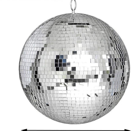8-Inch Silver Hanging Mirror Disco Ball