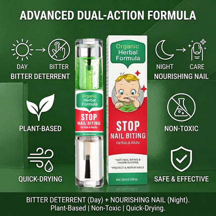 SourceToHome FuenteACasa Nail Biting Treatment for Kids, 2 in 1 Nail Biting Prevention — Home & Lifestyle