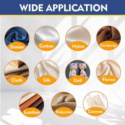 Permanent Clear Fabric Glue for Clothing Repairs