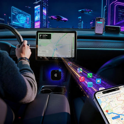 NexWave OndaNex 2026 Upgraded Wireless CarPlay Adapter - Fast Auto-Connect — Smart Tech