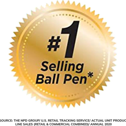HomeChef ChefDelHogar BIC Round Stic Xtra Life Black Ballpoint Pens, Medium Point (1.0mm) — Kitchen & Home