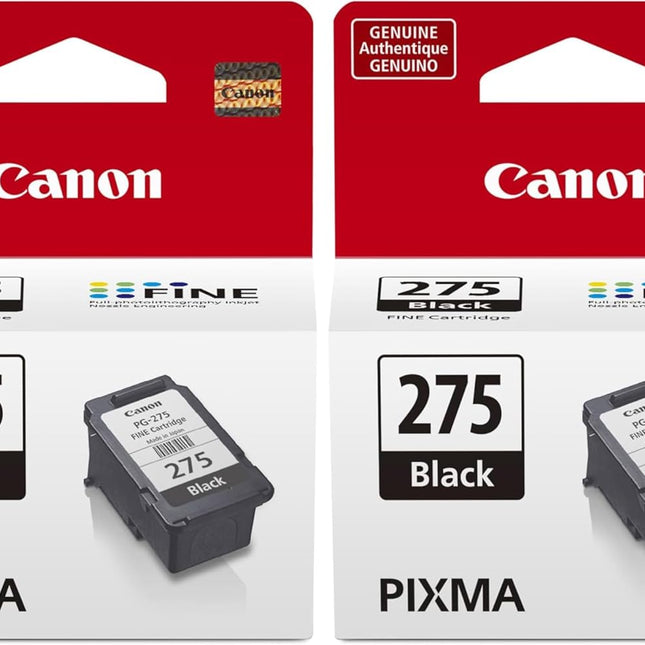 PG-275 Black Ink Cartridge Pack of 2 for TS3520/3522, TR4720/4722, TS3720/3722