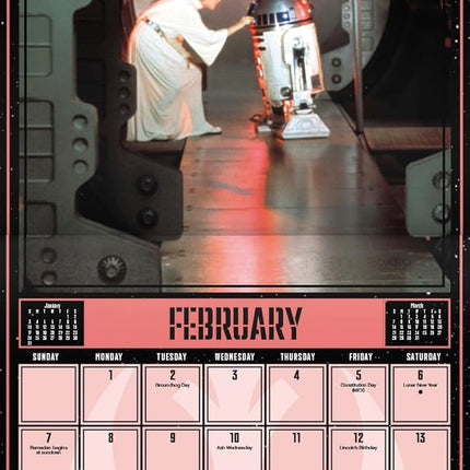 2027 Space Saga Wall Calendar