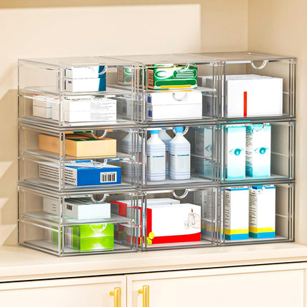 GlowEssence EsenciaLuz Caktraie Versatile Acrylic Makeup Organizer, Drawer Organizer — Beauty & Self-Care