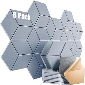12 Pack Self-Adhesive Acoustic Panels
