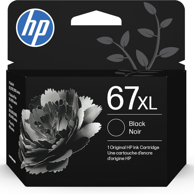 67XL Black High-Yield Ink Cartridge for 1255, 2700, 4100, 6000 & 6400 Series Printers