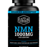 NMN Supplement 1000mg, 99% Pure Stabilized Nicotinamide Mononucleotide, 60 Capsules