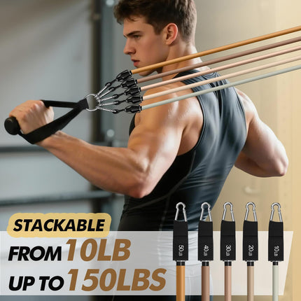 WHATAFIT Resistance Bands - carry bag included
