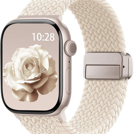 Braided Stretchy Smartwatch Band with Magnetic Sport Strap