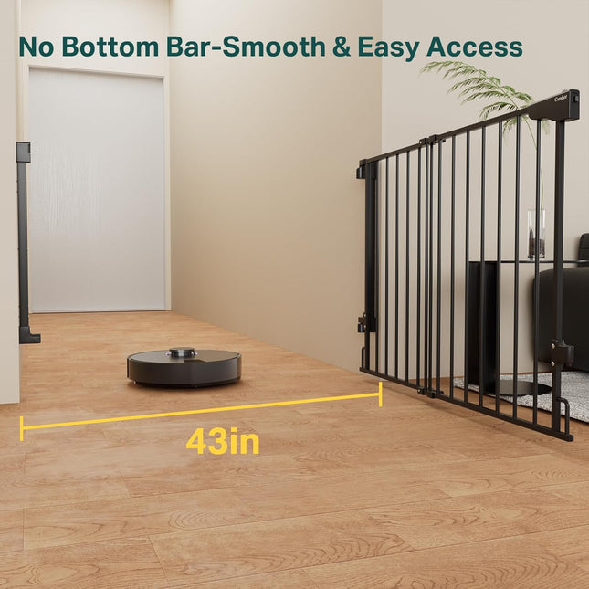LittleNest NidoPequeño Cumbor 29.2–43" Baby Gate for Stairs, Hardware Mounted (Drill Required) — Baby & Toddler