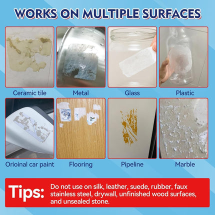 Adhesive Remover Spray for Stickers, Glue, Gum, and Labels