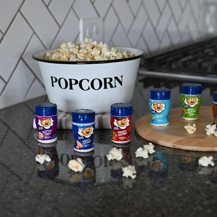 Popcorn Seasoning Mini Jars Variety Pack, 0.9 Ounce, Pack of 8