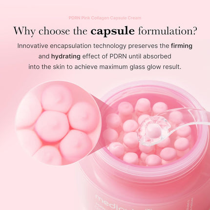 Capsule Cream with Salmon DNA PDRN Pink Collagen, 1.94 oz
