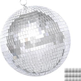 12-Inch Hanging Disco Ball Mirror Ball with Replacement Mirrors