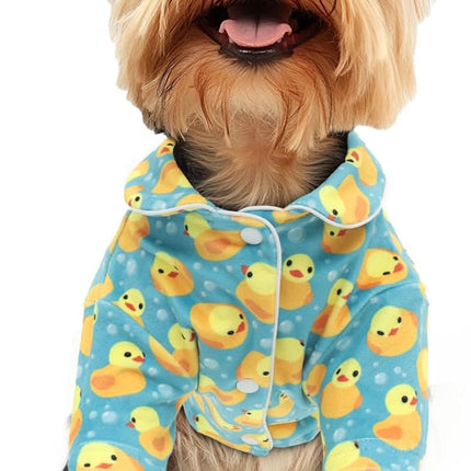Two-Leg Velvet Pet Pajamas for Small and Medium Dogs and Cats