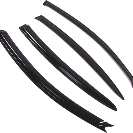 Outside Mount Window Vent Visors Rain Guards for GL350 GL450 2007-2012, Black Tinted 4-Piece Set