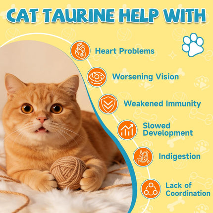 PawHaven RefugioPata Taurine for Cats Drop - Taurine Supplement for Cats — Pet Supplies