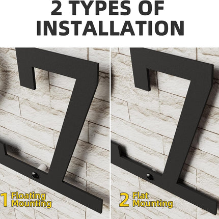 SourceToHome FuenteACasa House Numbers for Outside, Personalized Metal House Number Sign — Home & Lifestyle