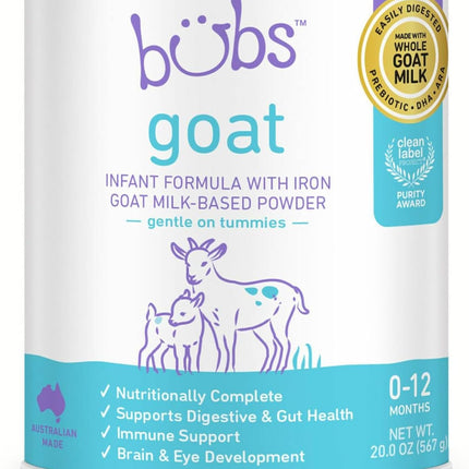 Whole Goat Milk Infant Formula with Iron, 20 oz