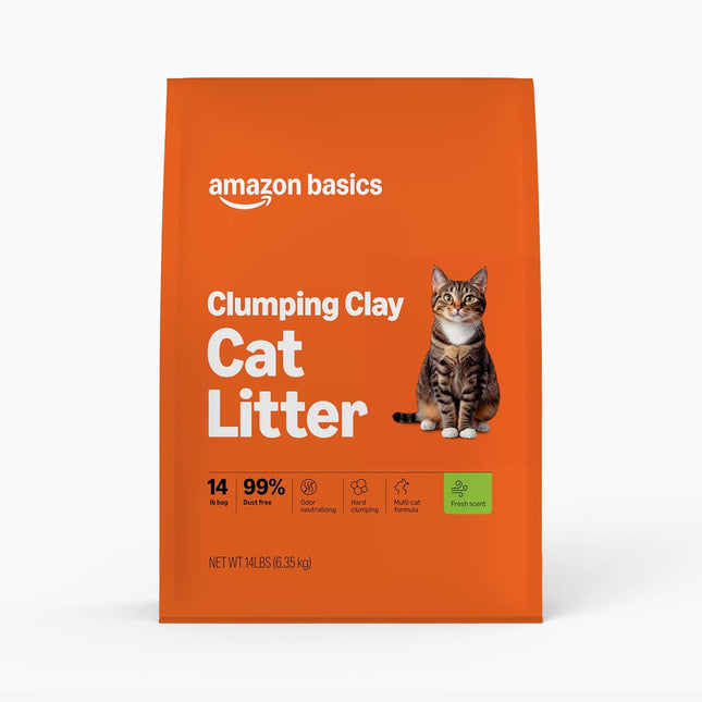 Fresh Scent Hard Clumping Cat Litter, 14 lb Bag
