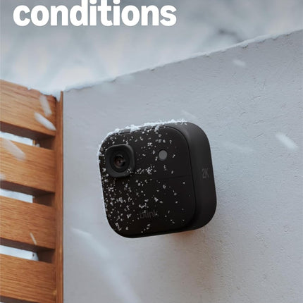 Outdoor 2K+ Wireless Smart Security Camera Add-On, Black