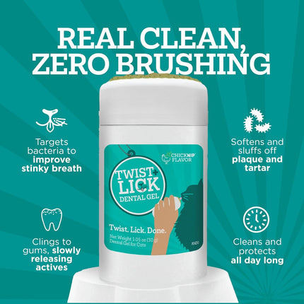 Dental Gel for Cats, Cleans Teeth and Freshens Breath