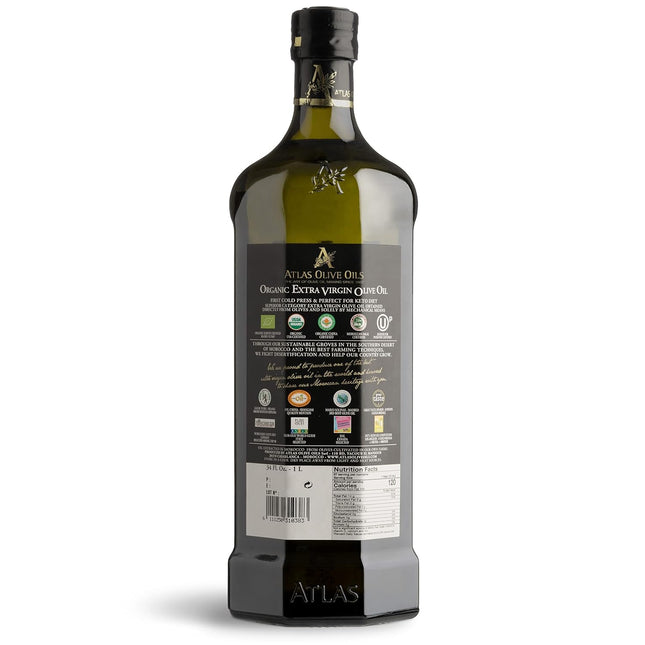 Atlas 1 LT Cold Press Extra Virgin Olive Oil with Polyphenol Rich from Morocco