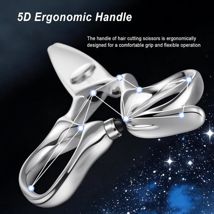 6.75-Inch Professional Hair Cutting Scissors in Silver