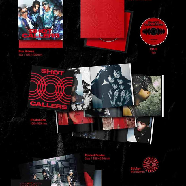 SHOT CALLERS 1st EP Album Standard Version