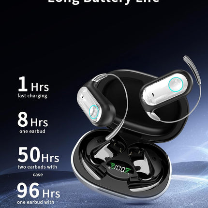 AI Real-Time Translation Earbuds, 164 Languages, 5-in-1 Translator Headphones