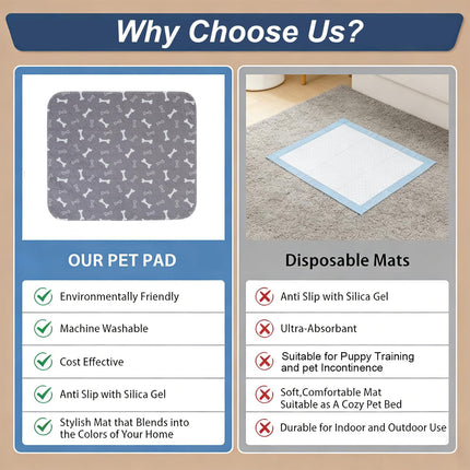 Washable Puppy Pads with Pheromones for Dog Potty Training
