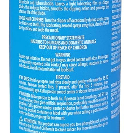 Cool Care Plus 5-in-1 Clipper Blade Spray, 6 Oz Blue