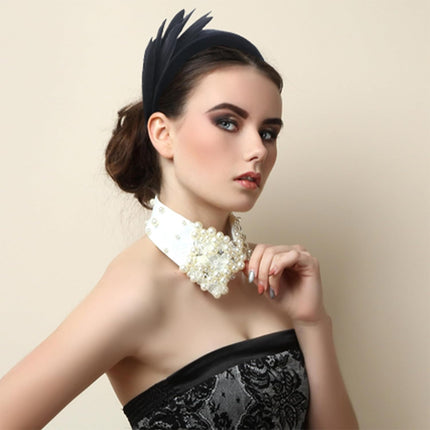 Vintage 1920s-Style Feather Headband for Cocktail Looks