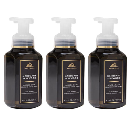 Mahogany Teakwood Foaming Hand Soap, 3-Pack